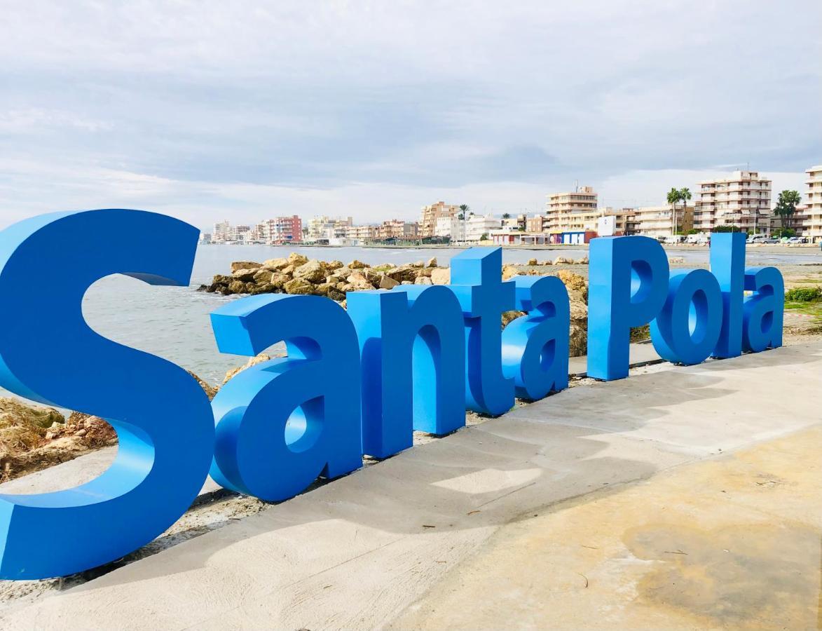 Welcome & Bienvenido A Santa Pola Apartamento A 30 Metros De La Gran Playa 外观 照片